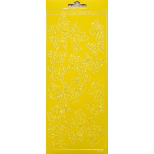 Peel Off Papillon Jaune