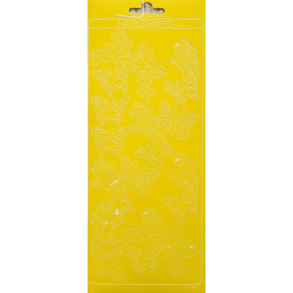 Peel Off Papillon Jaune