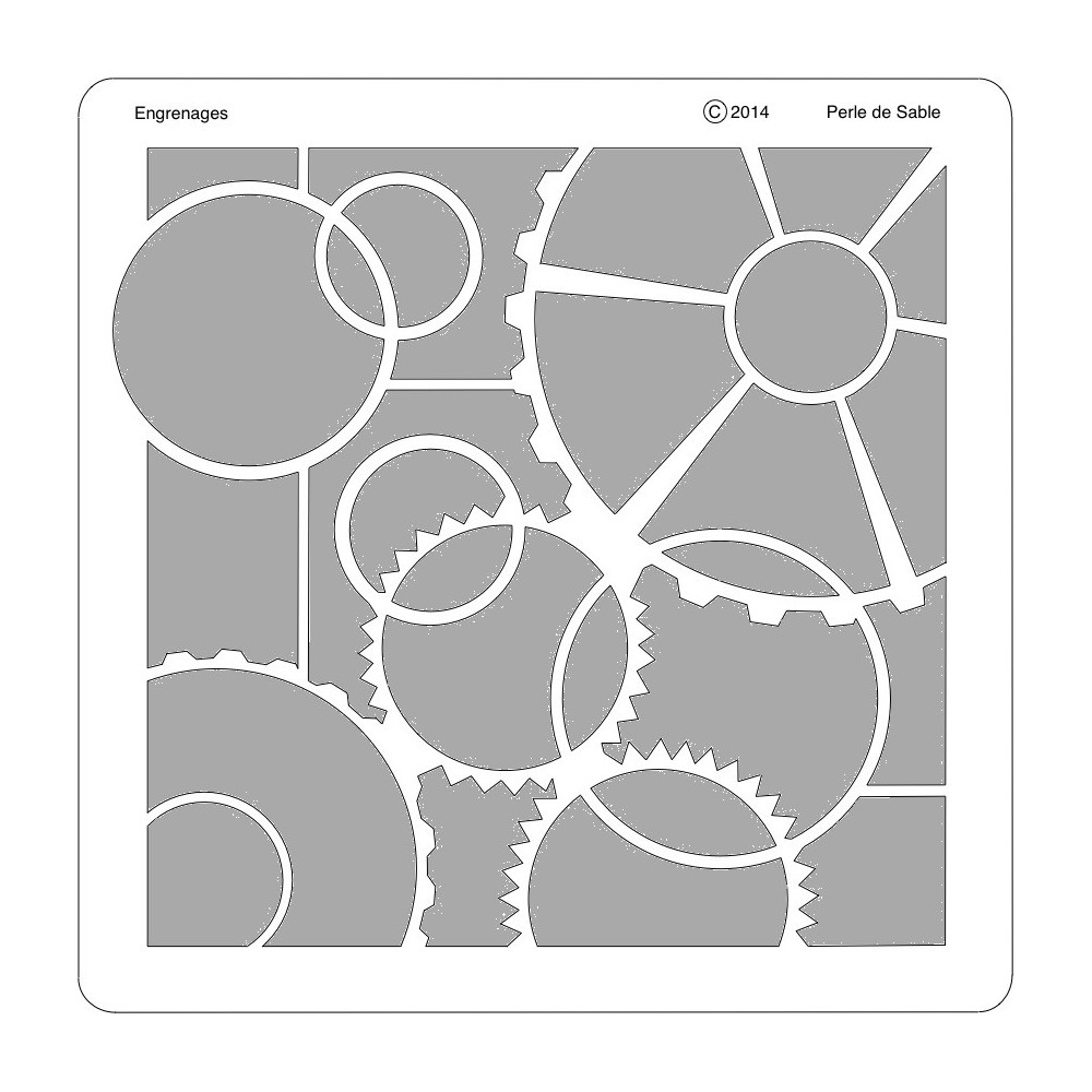 Gabarit Engrenages Perle de Sable