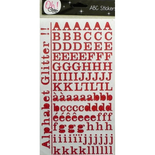 Alphabet Stickers Rouge Toga