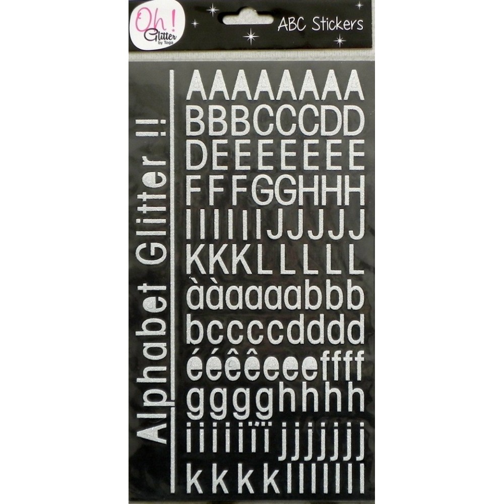 Alphabet Stickers Blanc Toga
