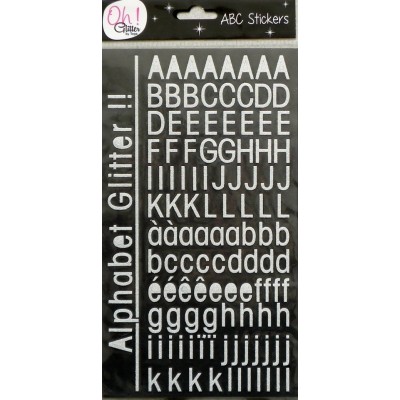 Alphabet Stickers Blanc Toga