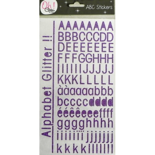 Alphabet Stickers Violet Toga