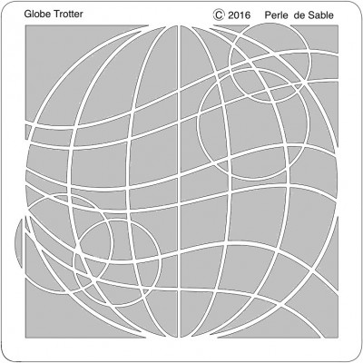 Gabarit Globe Trotter, Perle de Sable