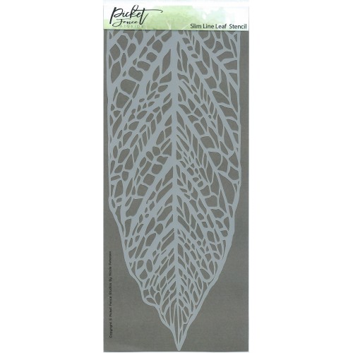 Pochoir Slim Line Leaf Picket Fence