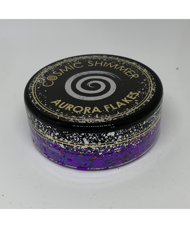 Cosmic Shimmer Aurora Flakes Passion Pop SCRAP A MALICE