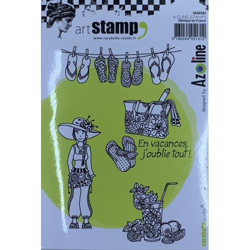 Art Stamp Carabelle Studio Zinouk de la plage