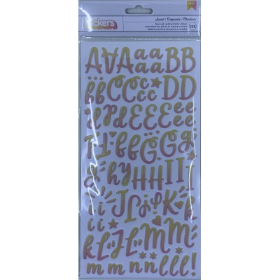 Alphabet Stickers Thickers