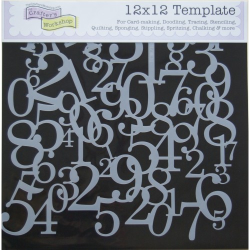 Template Numbers collage