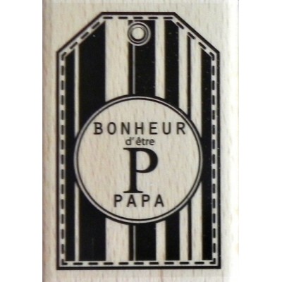 Tampon Papa bonheur Florilèges DesIgn